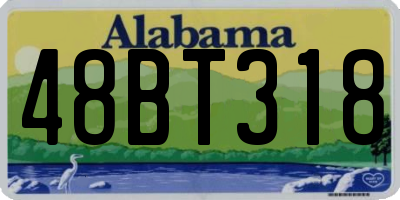 AL license plate 48BT318