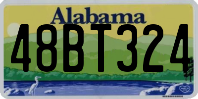AL license plate 48BT324