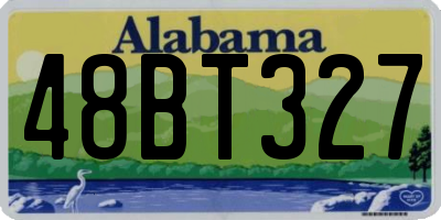 AL license plate 48BT327