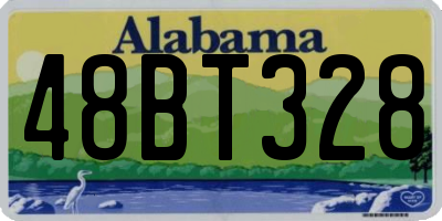 AL license plate 48BT328