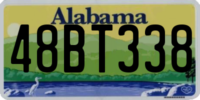 AL license plate 48BT338