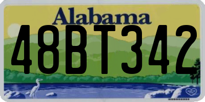 AL license plate 48BT342