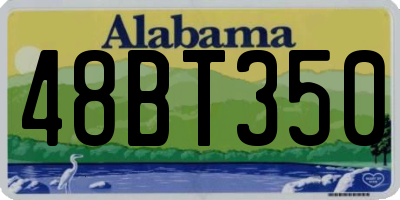 AL license plate 48BT350