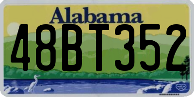 AL license plate 48BT352