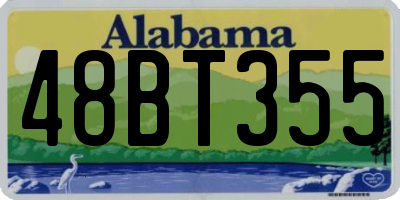 AL license plate 48BT355