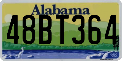 AL license plate 48BT364