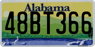 AL license plate 48BT366