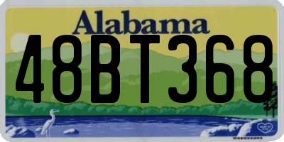 AL license plate 48BT368