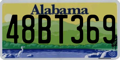 AL license plate 48BT369