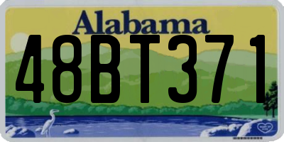 AL license plate 48BT371