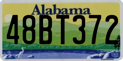 AL license plate 48BT372