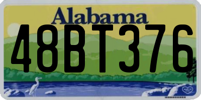 AL license plate 48BT376