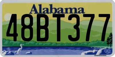 AL license plate 48BT377