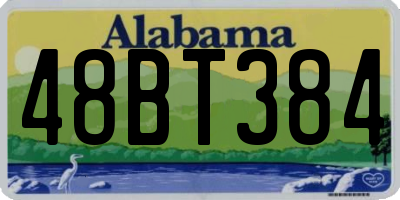 AL license plate 48BT384