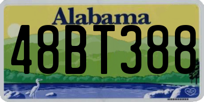 AL license plate 48BT388