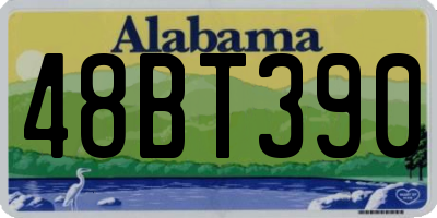 AL license plate 48BT390