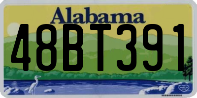 AL license plate 48BT391