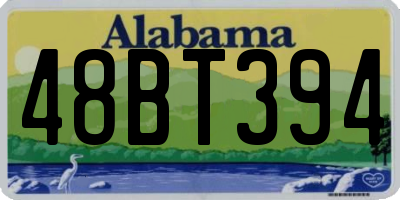 AL license plate 48BT394
