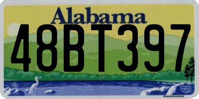 AL license plate 48BT397