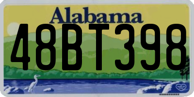 AL license plate 48BT398