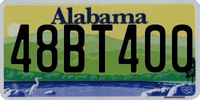 AL license plate 48BT400