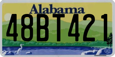 AL license plate 48BT421