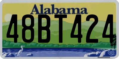 AL license plate 48BT424