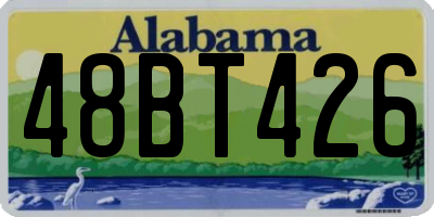 AL license plate 48BT426