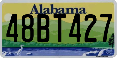 AL license plate 48BT427