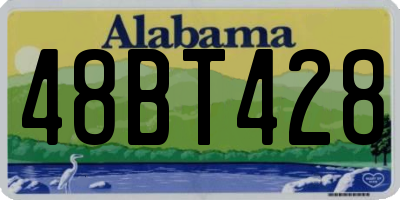 AL license plate 48BT428