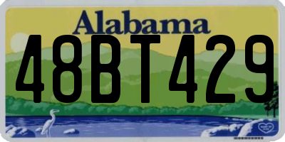 AL license plate 48BT429