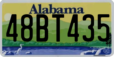 AL license plate 48BT435