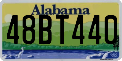 AL license plate 48BT440