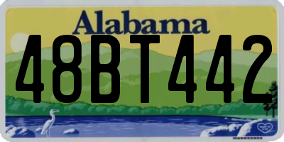 AL license plate 48BT442