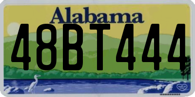 AL license plate 48BT444