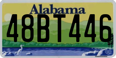 AL license plate 48BT446