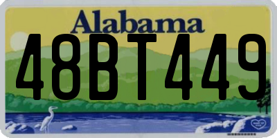 AL license plate 48BT449
