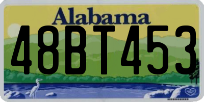 AL license plate 48BT453