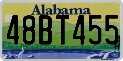 AL license plate 48BT455