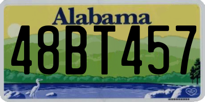 AL license plate 48BT457