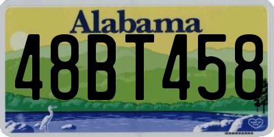 AL license plate 48BT458