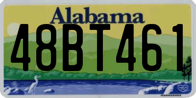 AL license plate 48BT461