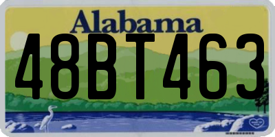 AL license plate 48BT463