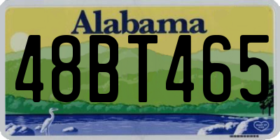 AL license plate 48BT465