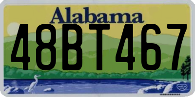 AL license plate 48BT467