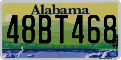 AL license plate 48BT468