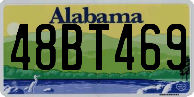 AL license plate 48BT469