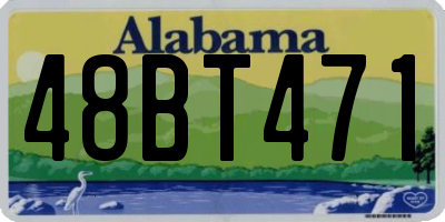 AL license plate 48BT471
