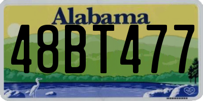 AL license plate 48BT477