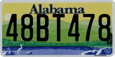 AL license plate 48BT478